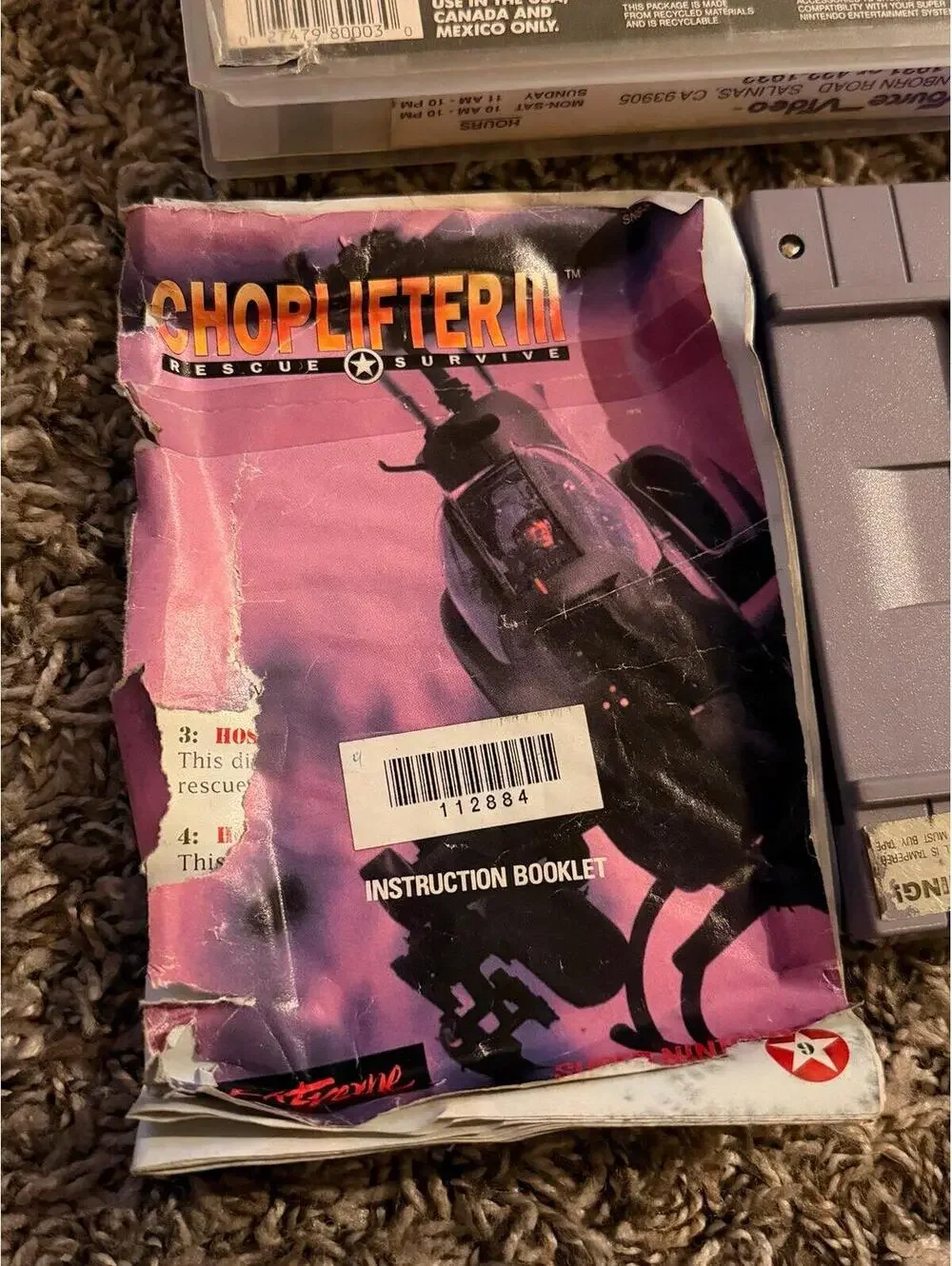 Choplifter 3 for Super Nintendo